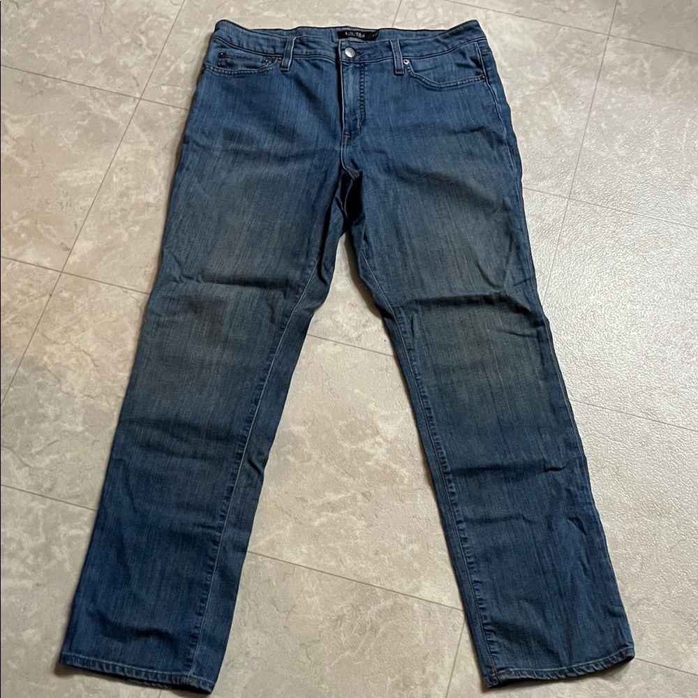 Lauren Ralph Lauren Men's Dark Blue Straight Jeans 14